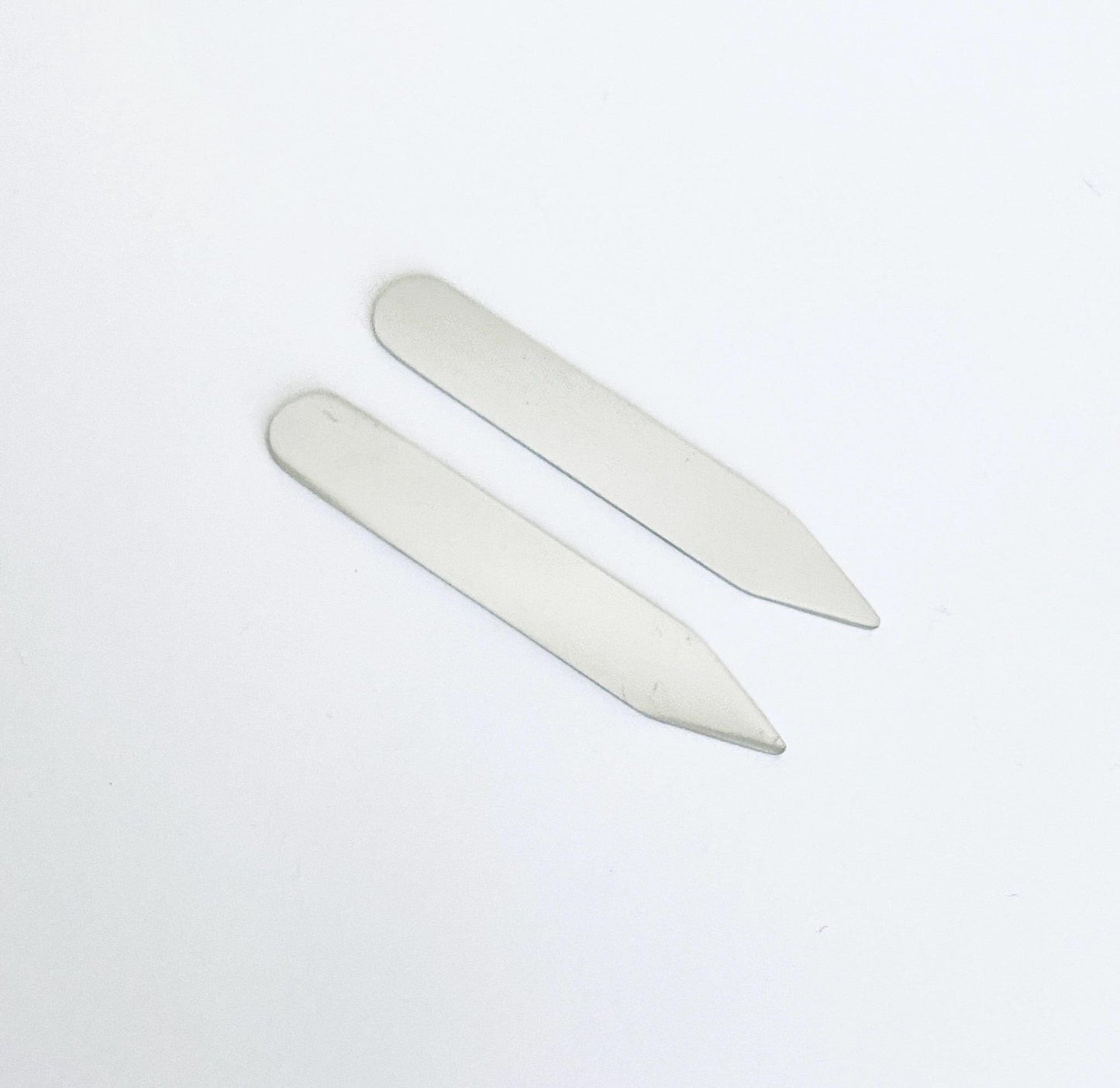 9x56mm Stainless Steel Collar Stay Blank • Engravable Blank for Personalized Gifts & DIY Crafts