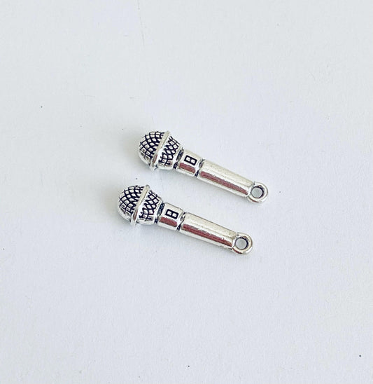 Small Microphone Charm