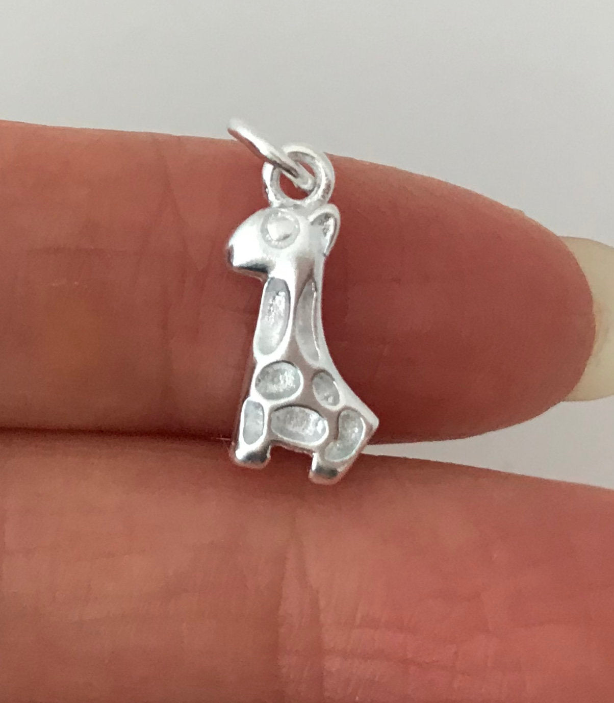 Sterling Silver Giraffe Charm