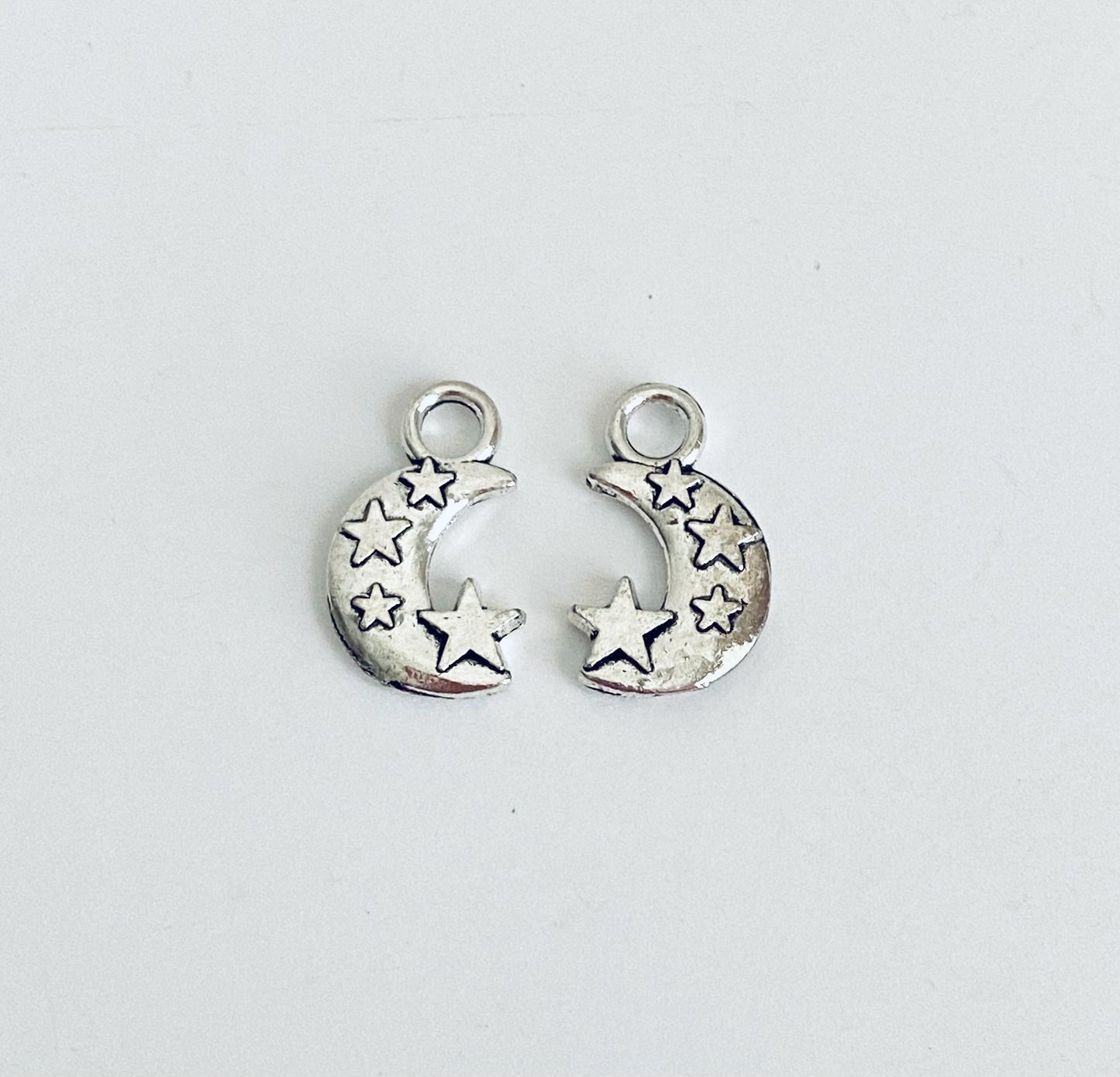 Base metal Moon & Stars Charm