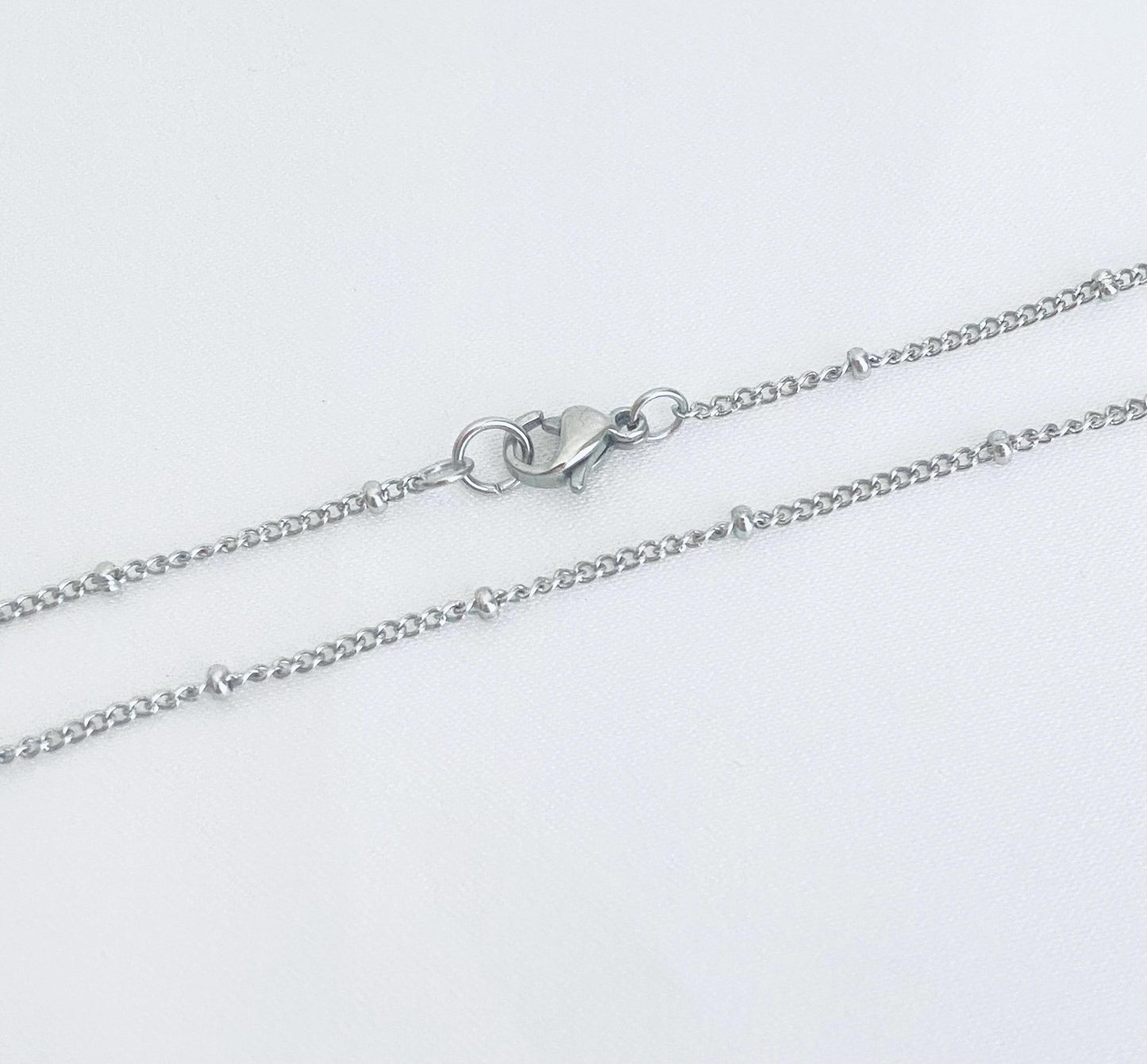 Minimalist Stainless Steel Satellite Chain Necklace