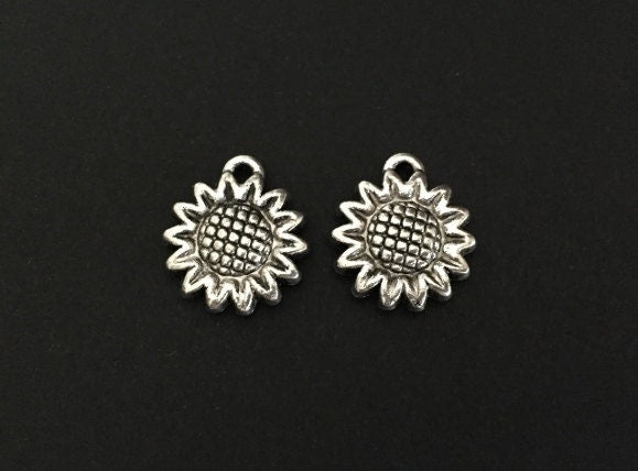 Small Sunflower Charm