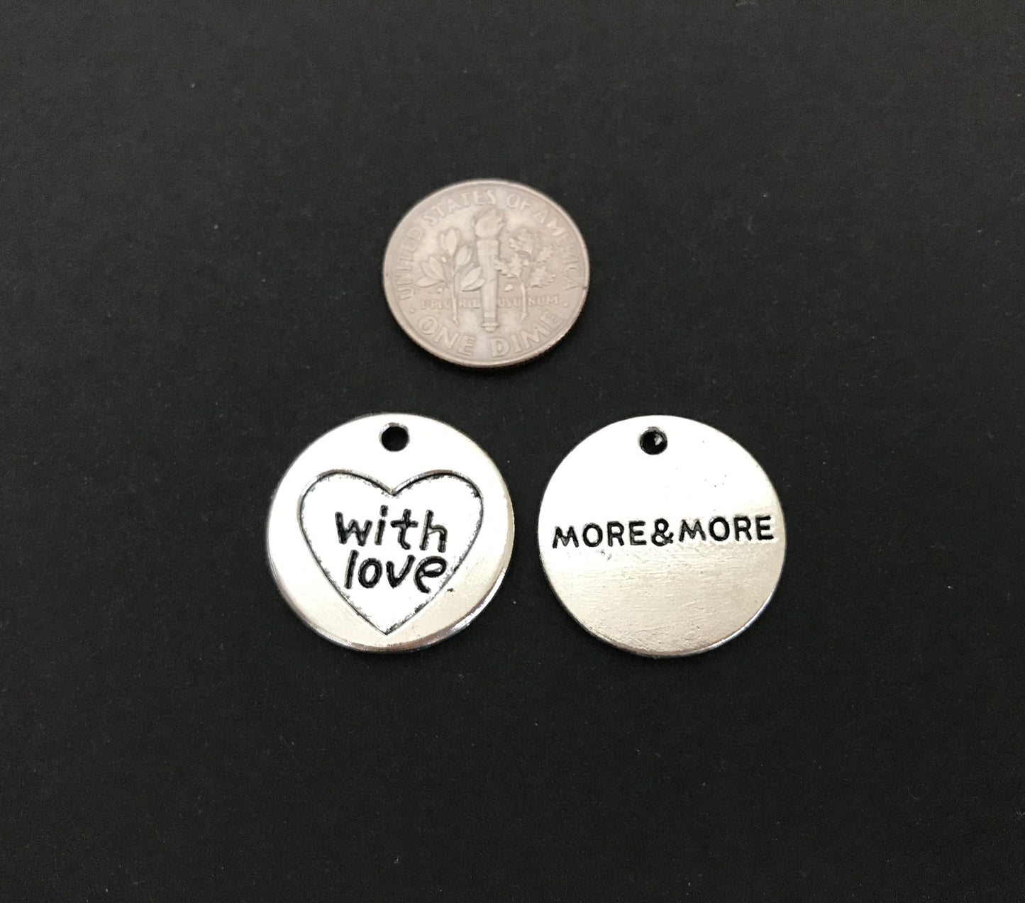 Base Metal With Love Charm