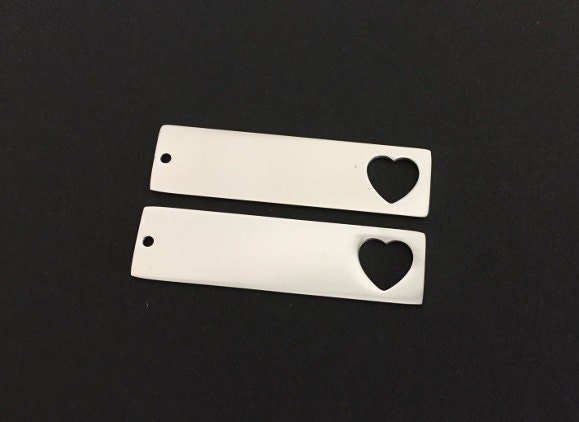 Stainless Steel Long Blank (13mm x 50mm)