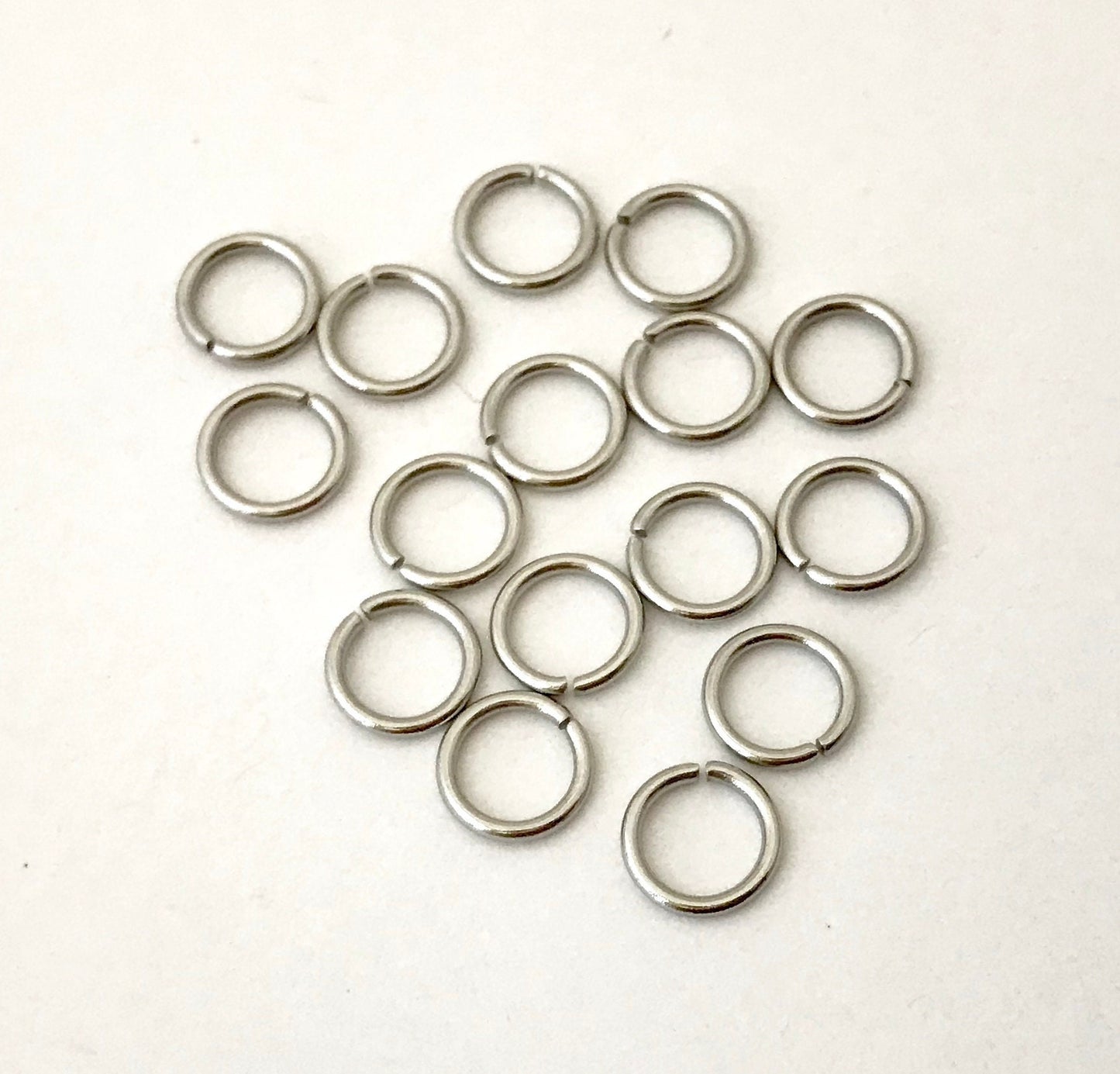 Thin Stainless Steel Open Jump Ring (5mm)