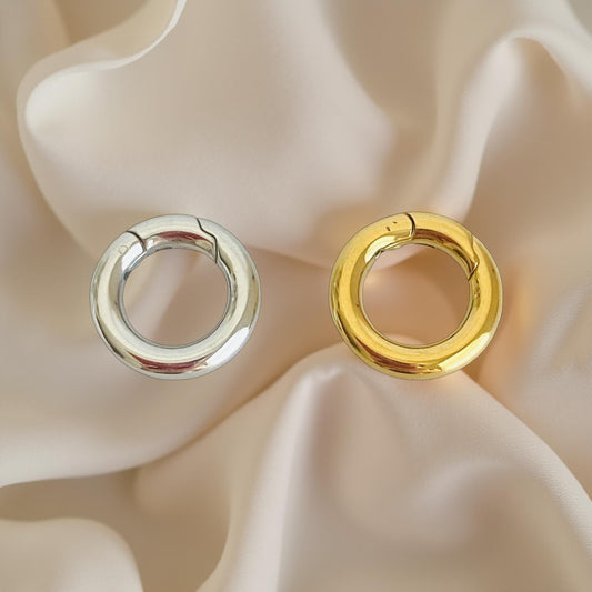 12mm Stainless Steel Round Open Clasp