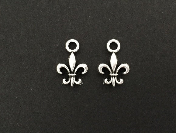 Tiny Fleur de Lis Charm