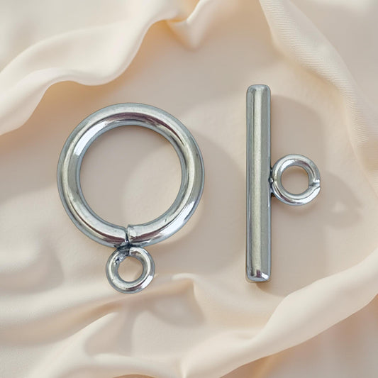 12mm Stainless Steel Toggle Clasps  • Jewelry Closures for DIY Jewelry Crafting & Supplies