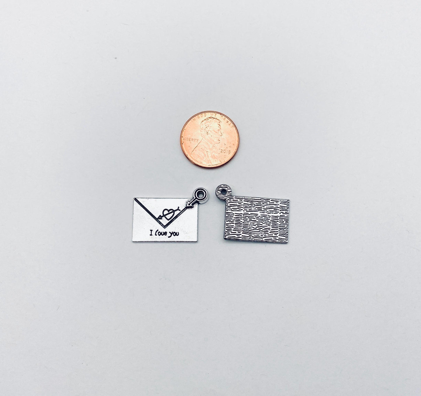 I Love You Envelope Charm