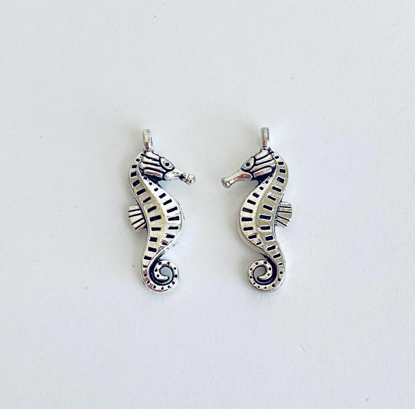 Base Metal Seahorse Charm