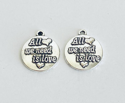 All We Need is Love Charm