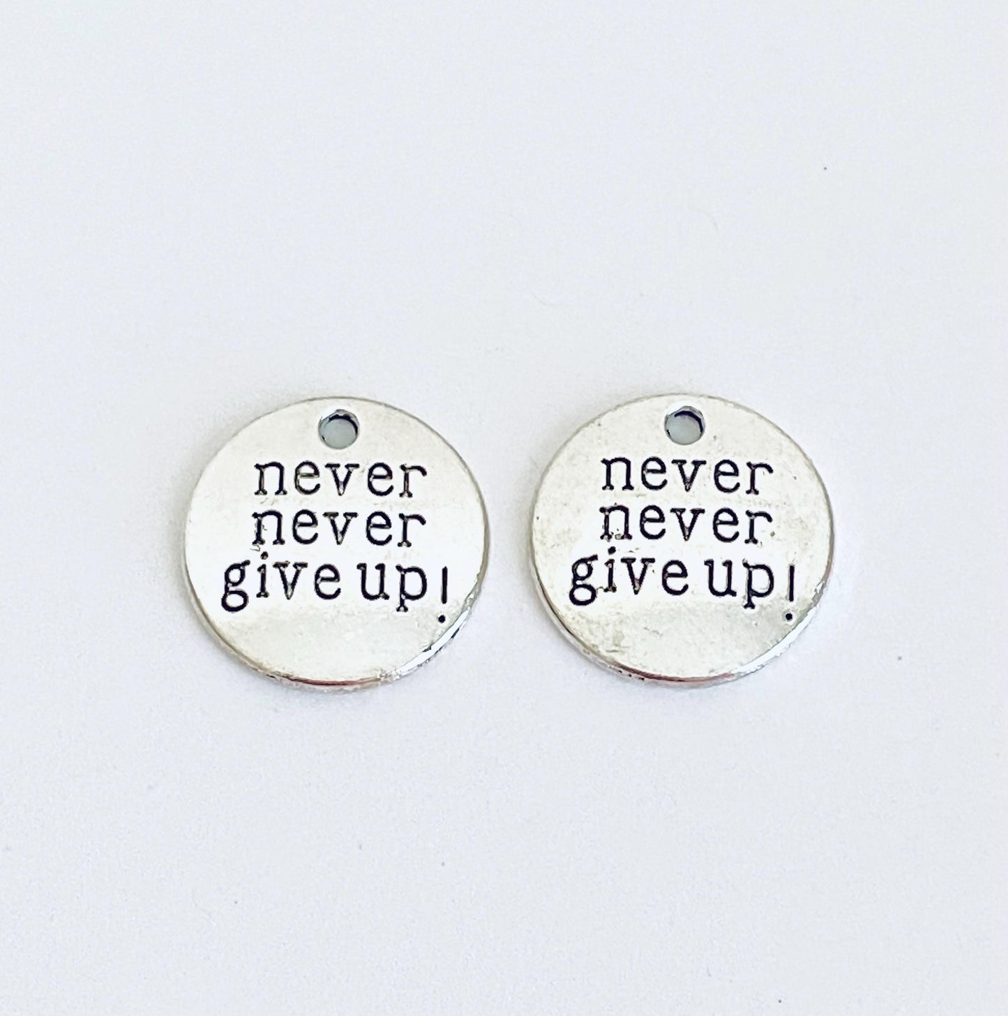 Never Give Up Charm