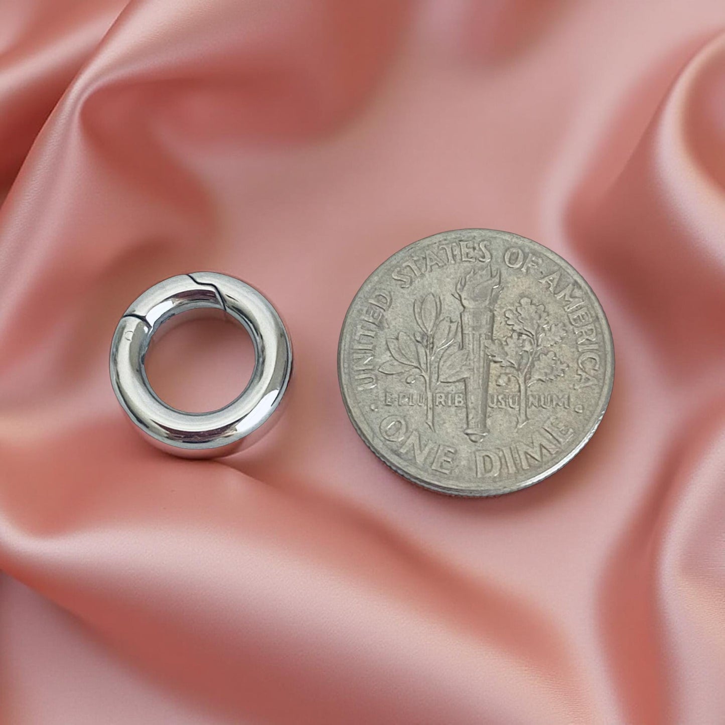 12mm Stainless Steel Round Open Clasp