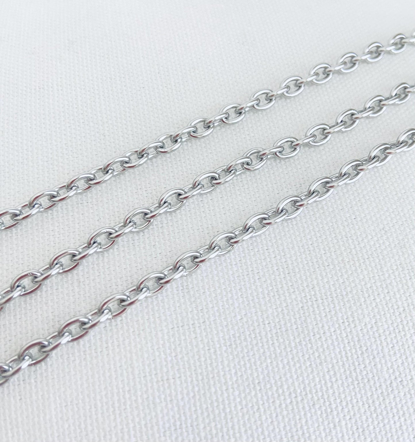 Stainless Steel Oval Chain (4.5x6mm)