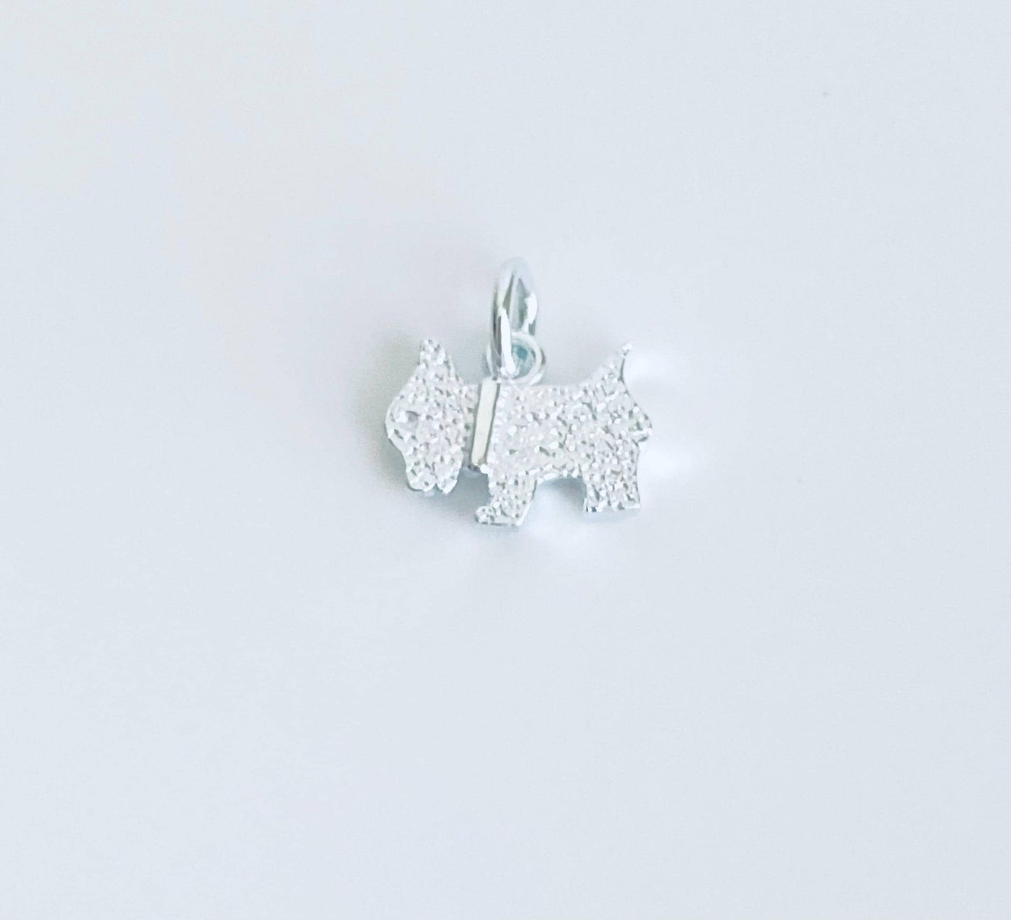 Sterling Silver Dog Charm or Dog Bone Charm