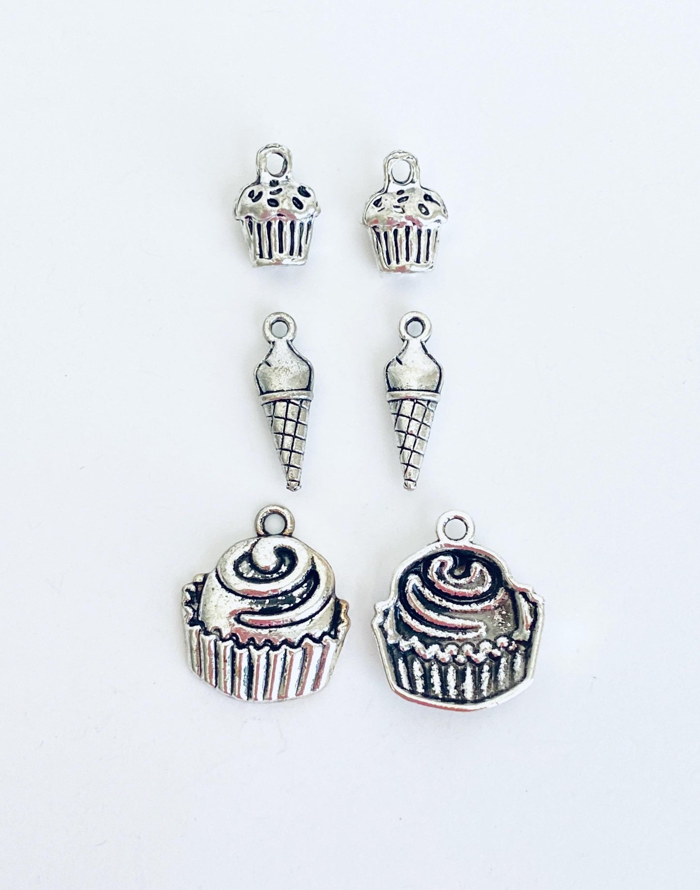 Base Metal Dessert Charm