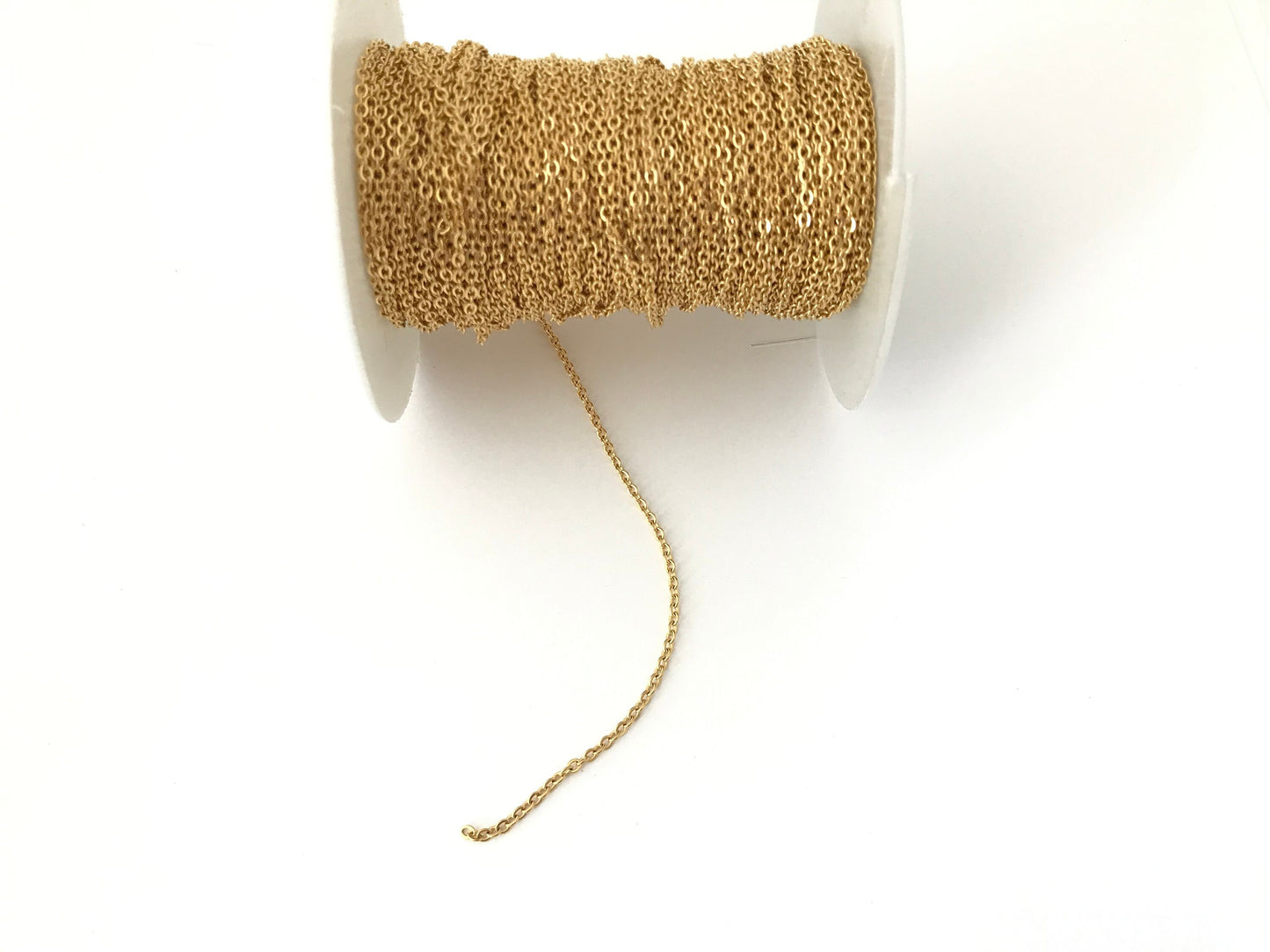 2mm Gold over Stainless Steel Chain