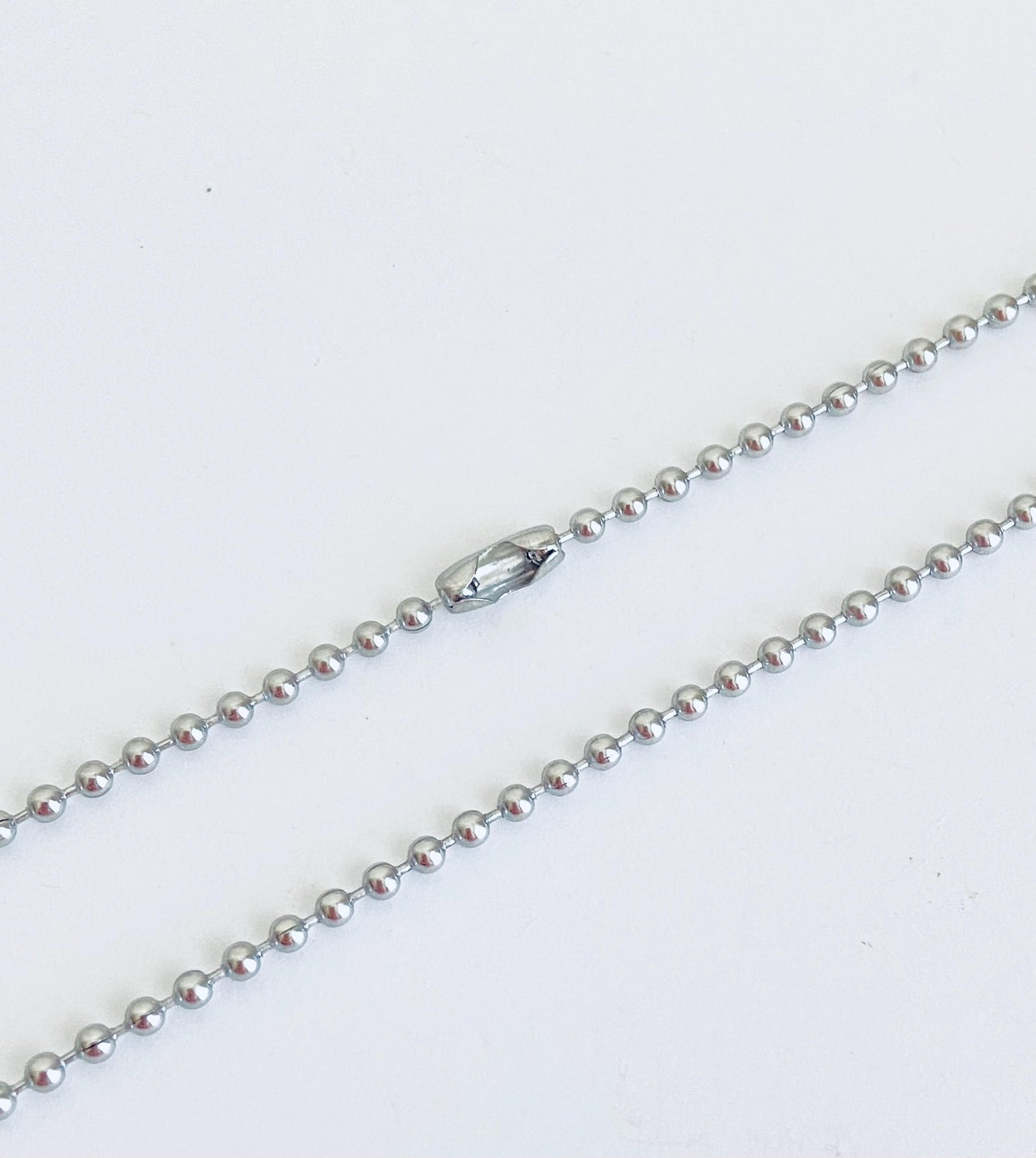 2.4mm Stainless Steel Ball Chain Necklace