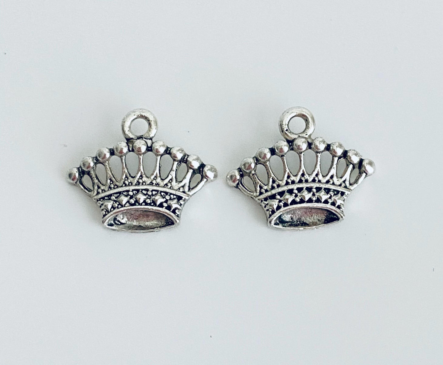 Base Metal Princess Tiara Charm