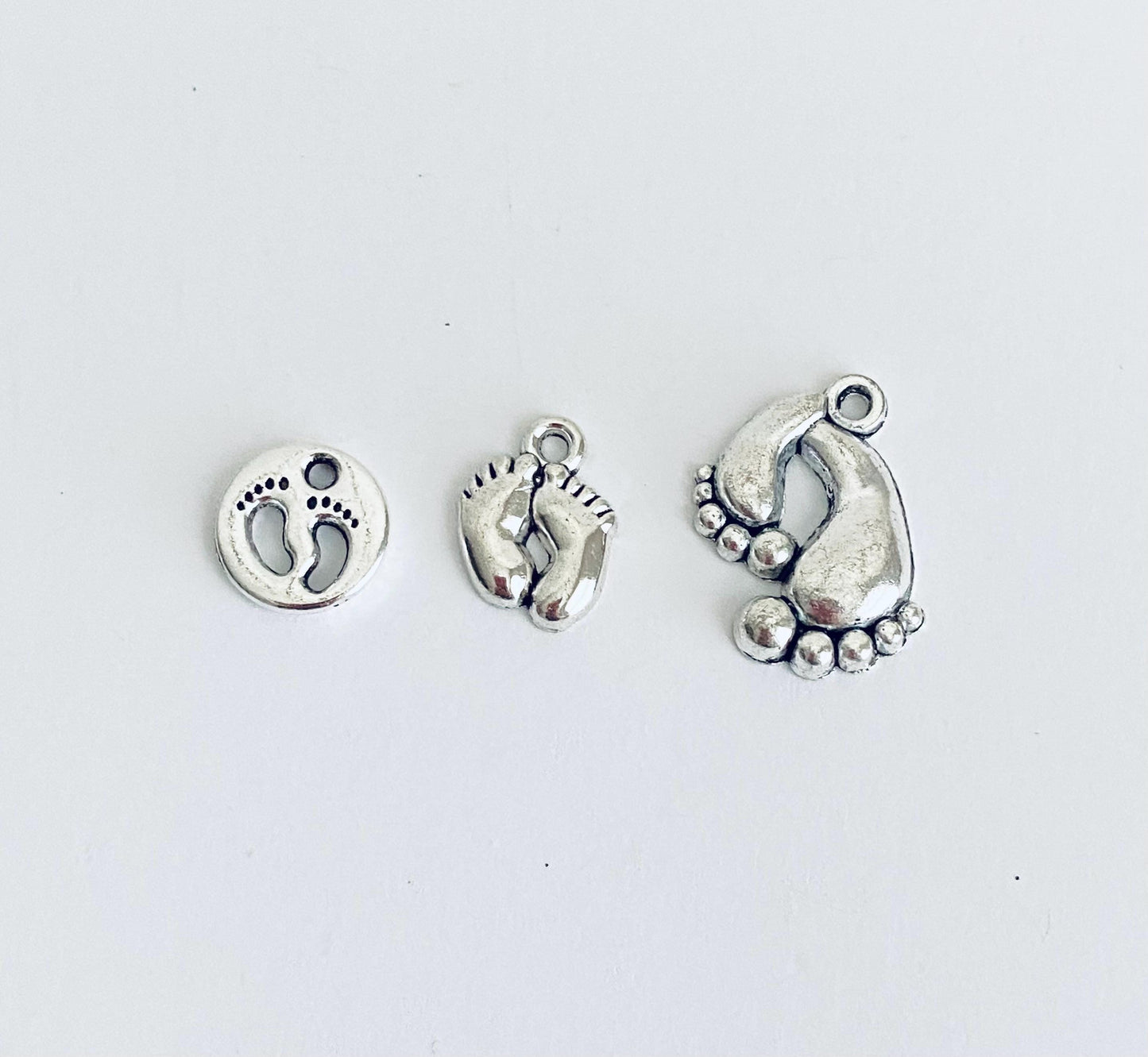 Tiny Footprint Charms