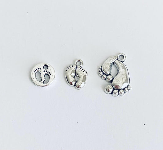 Tiny Footprint Charms