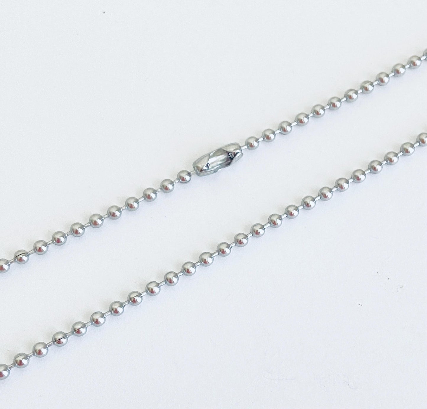 2.4mm Stainless Steel Ball Chain Necklace