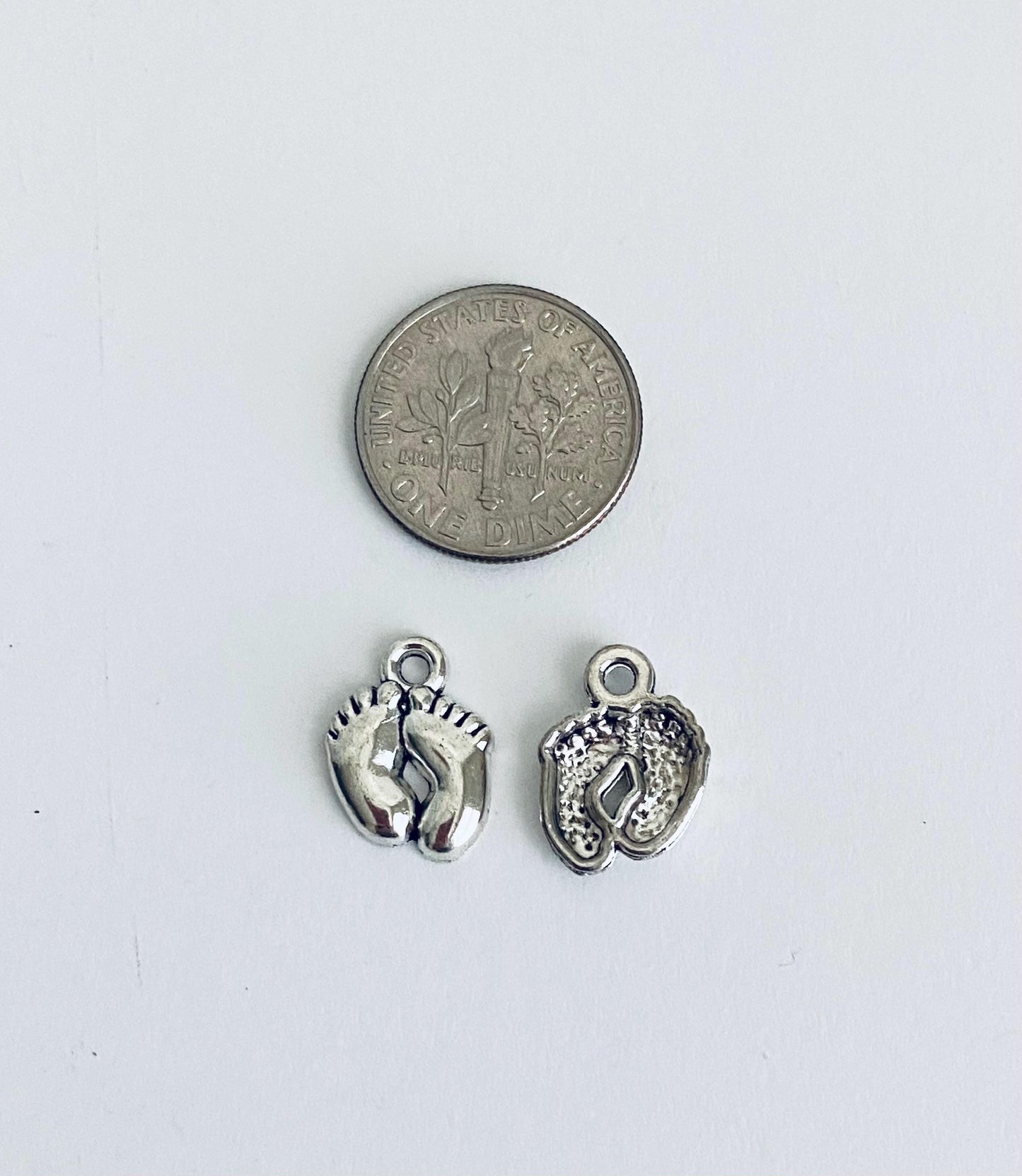 Tiny Footprint Charms