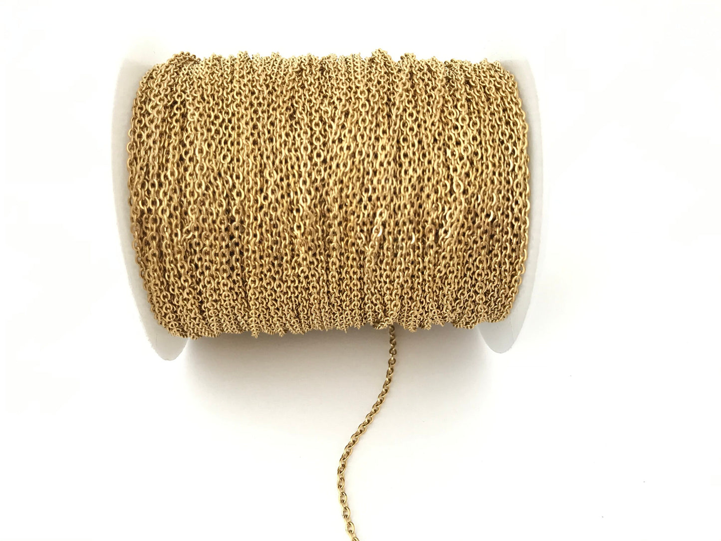 2mm Gold over Stainless Steel Chain