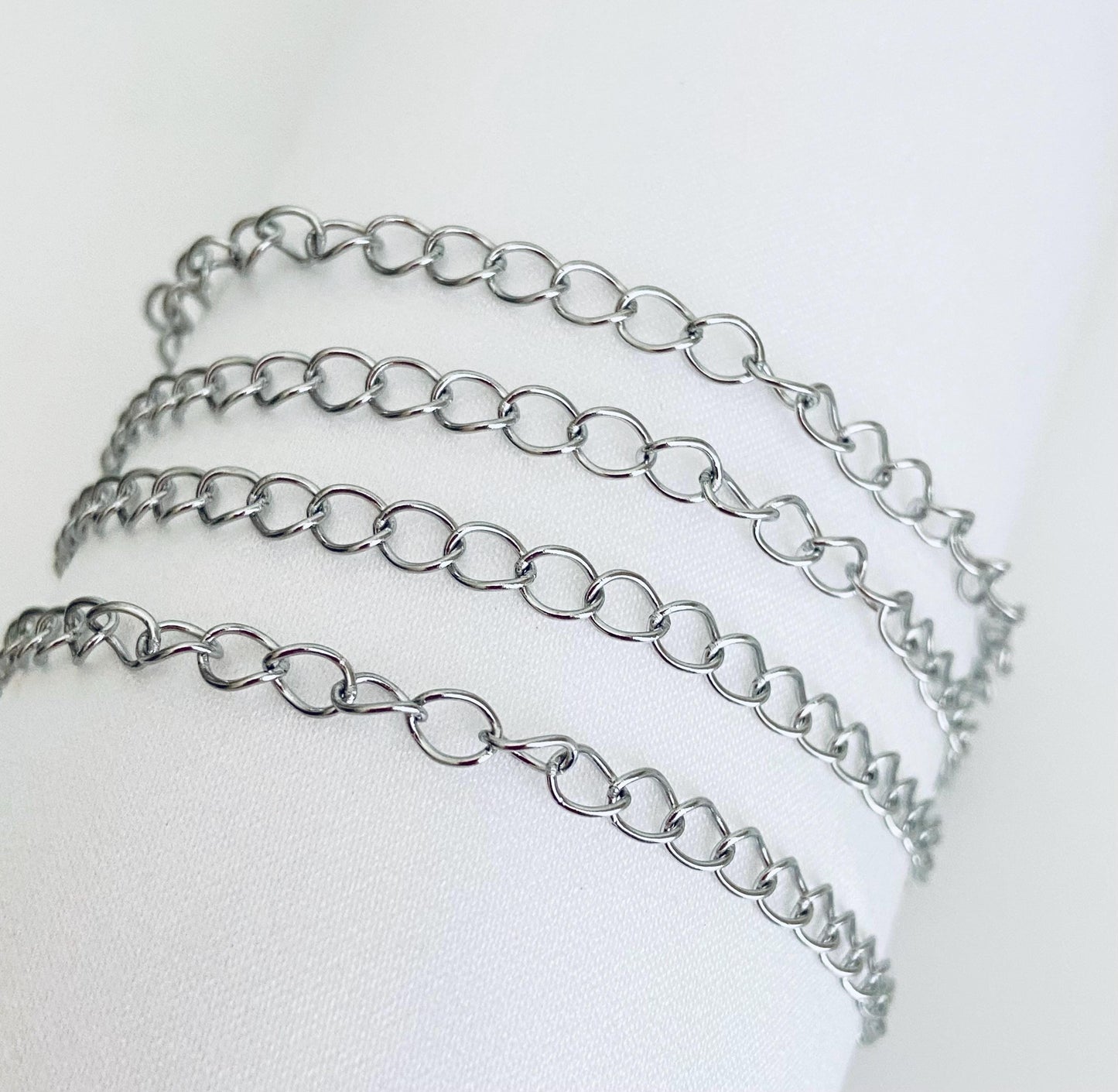 Stainless Steel Extension Chain (4x5mm)