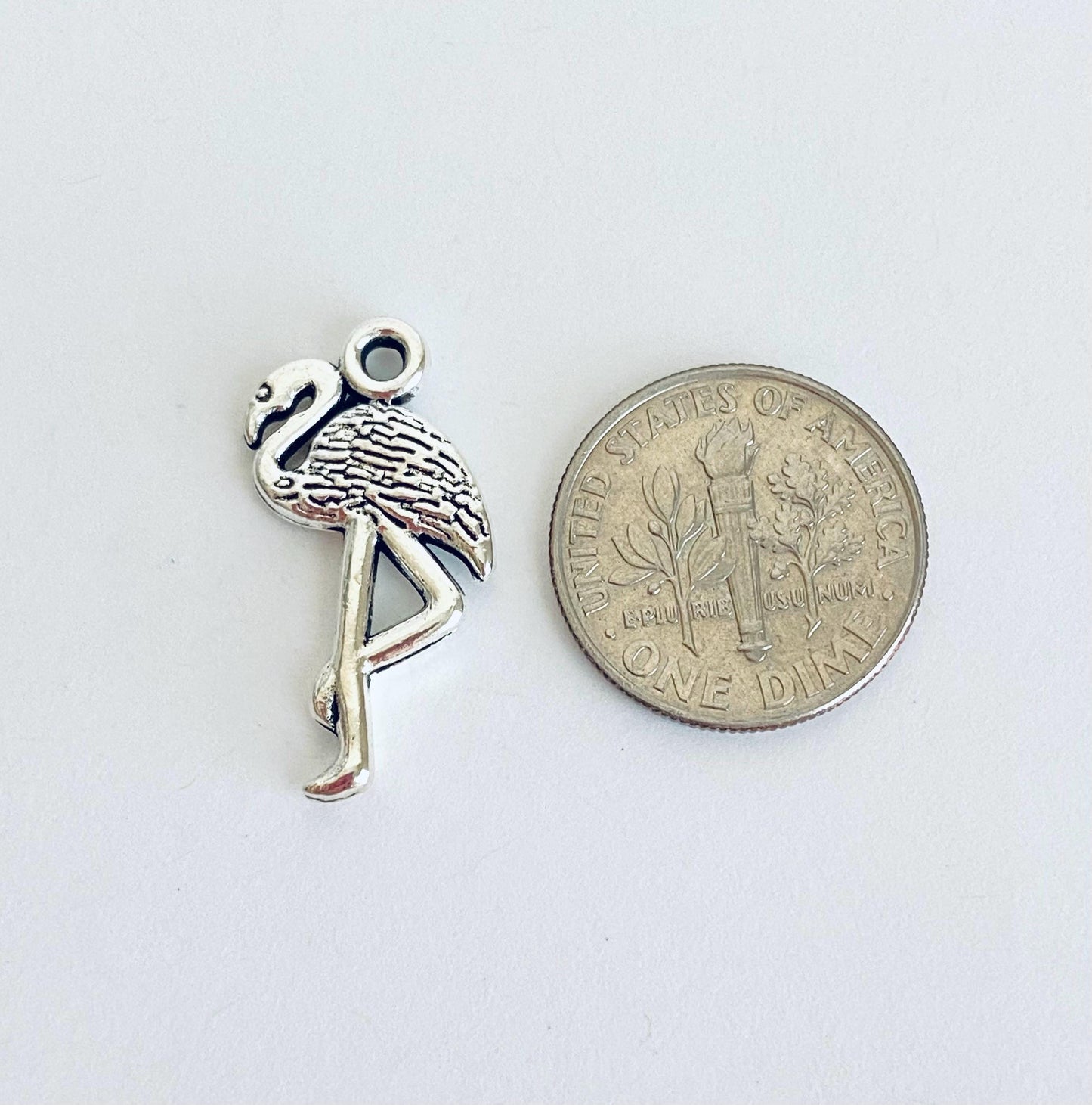 Small Flamingo Charm